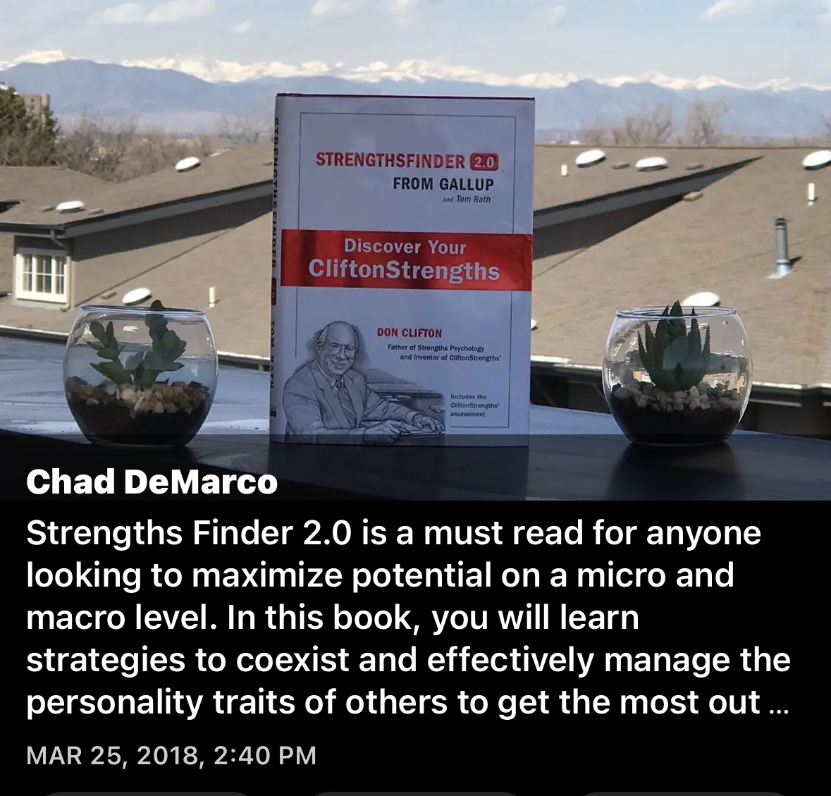 StrengthsFinder by Don Clifton